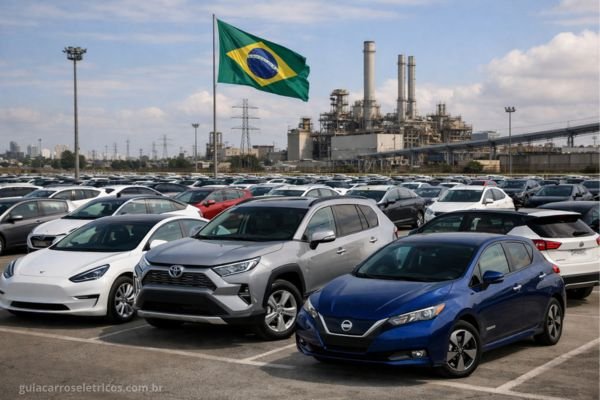 Crescimento do mercado de elétricos no Brasil 2026
