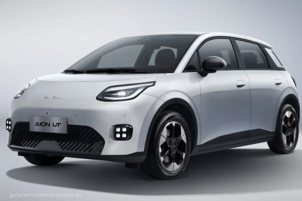 GAC Aion UT Entra em Pré-Venda no Brasil: 204 cv e 310 km para Enfrentar BYD Dolphin